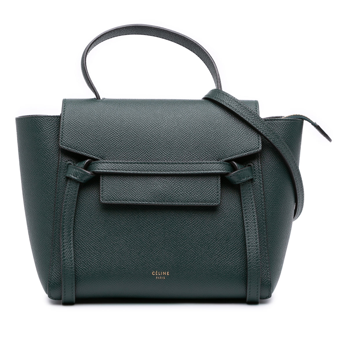 Nano Grained Calfskin Belt Bag