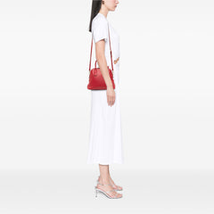 Medium Saffiano Dome Satchel