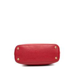 Medium Saffiano Dome Satchel