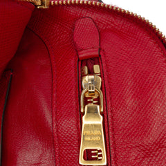 Medium Saffiano Dome Satchel