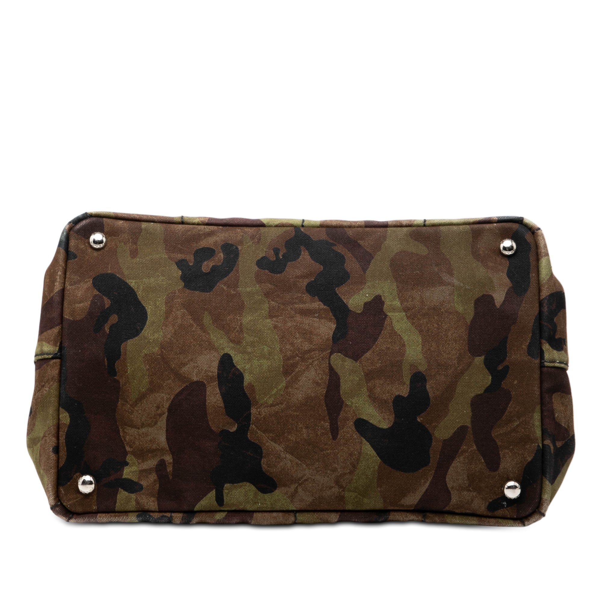 Canvas Canapa Logo Camouflage Satchel