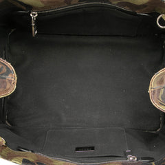 Canvas Canapa Logo Camouflage Satchel