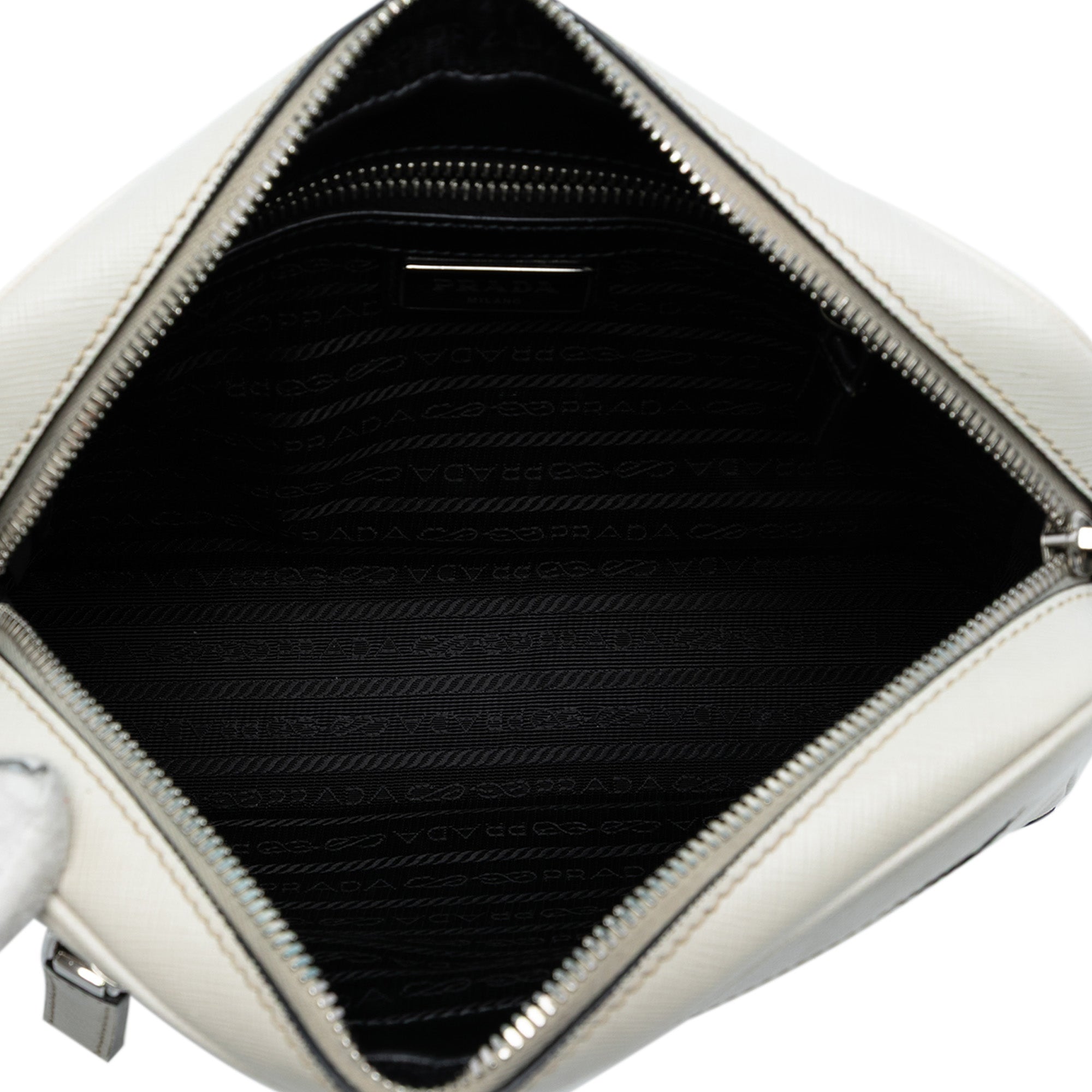 Saffiano Travel Triangle Wristlet Crossbody