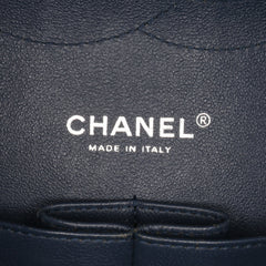 Jumbo Classic Chevron Patent Double Flap