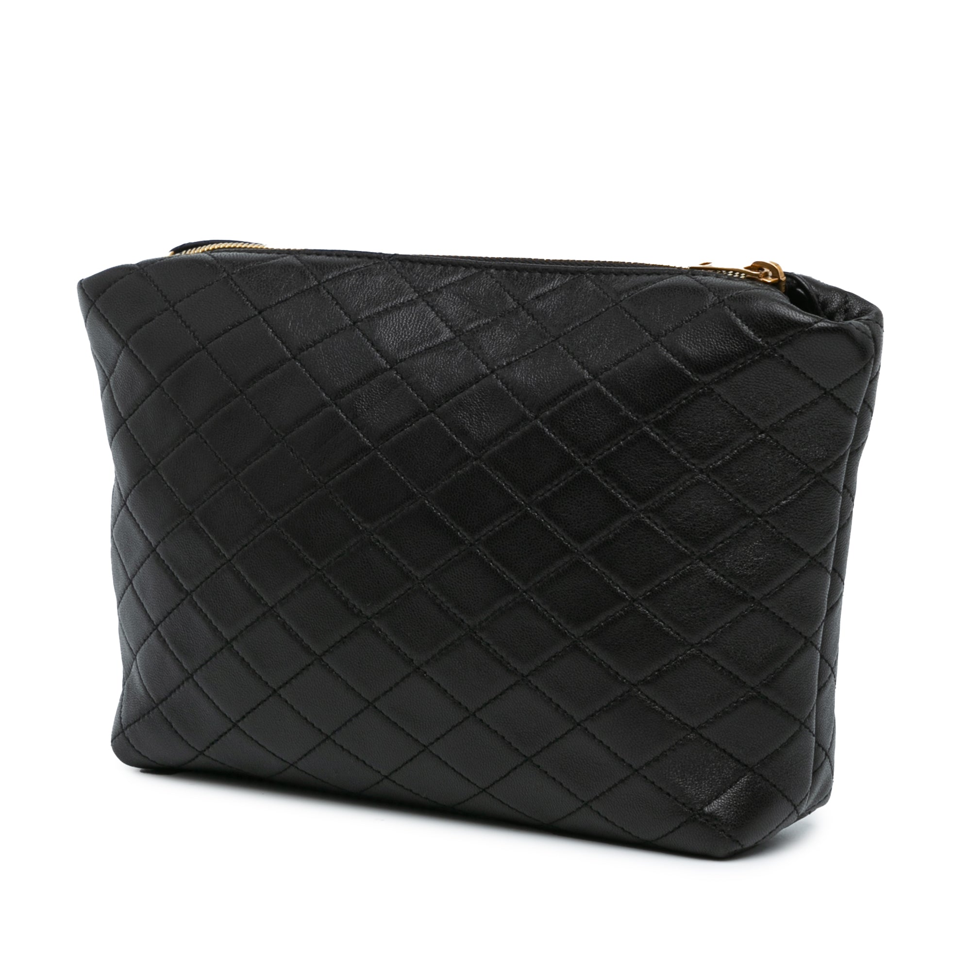 Quilted Lambskin Gaby Clutch