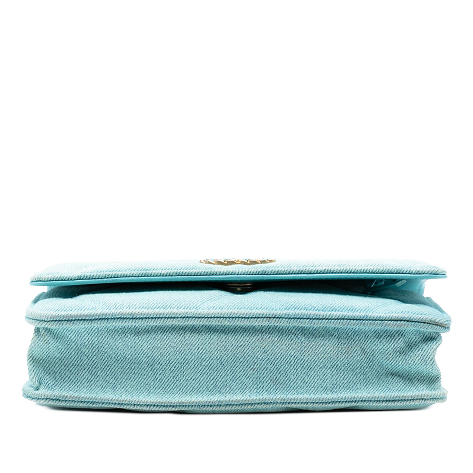 Denim 19 Flap Wallet On Chain