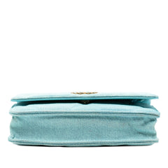 Denim 19 Flap Wallet On Chain