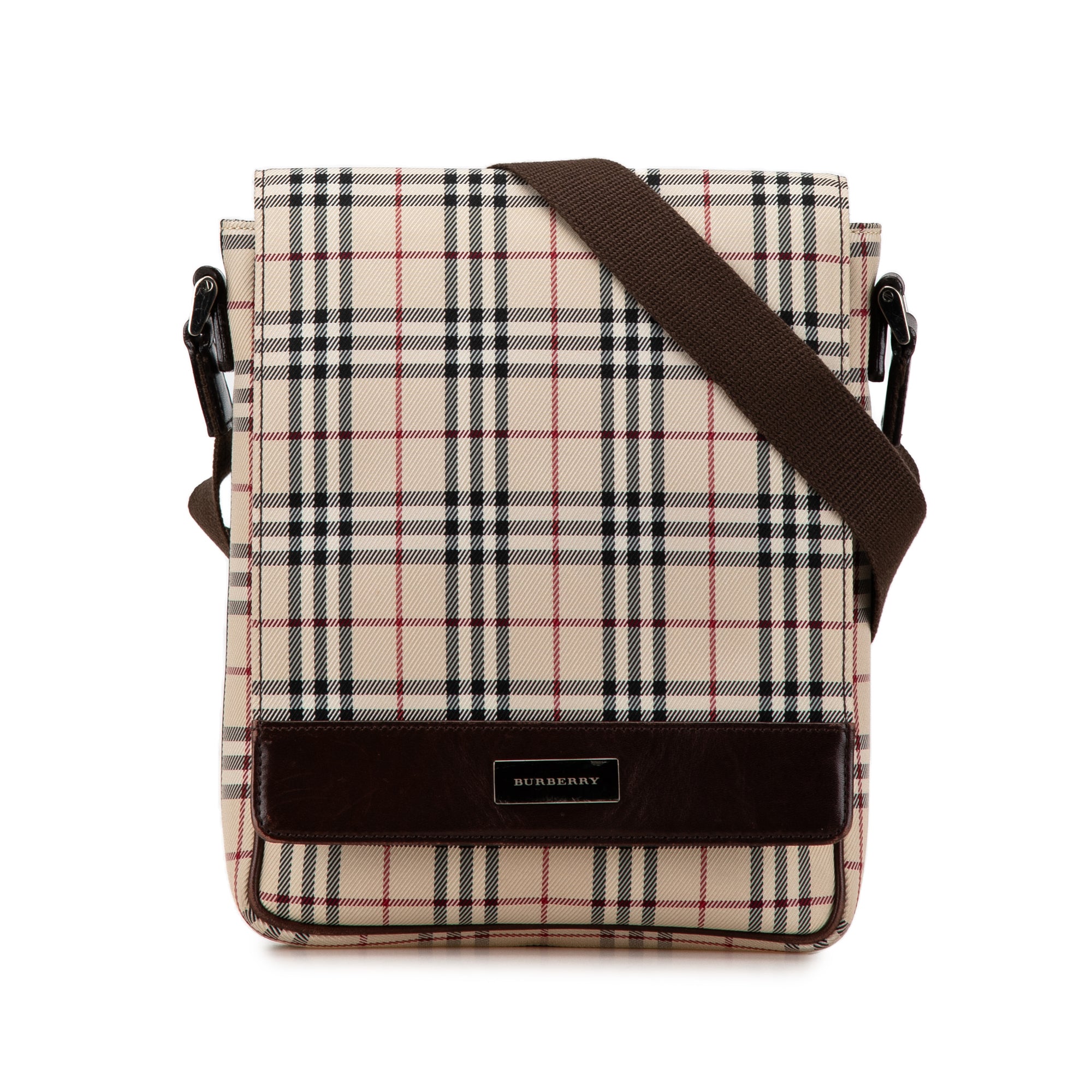 House Check Canvas Crossbody