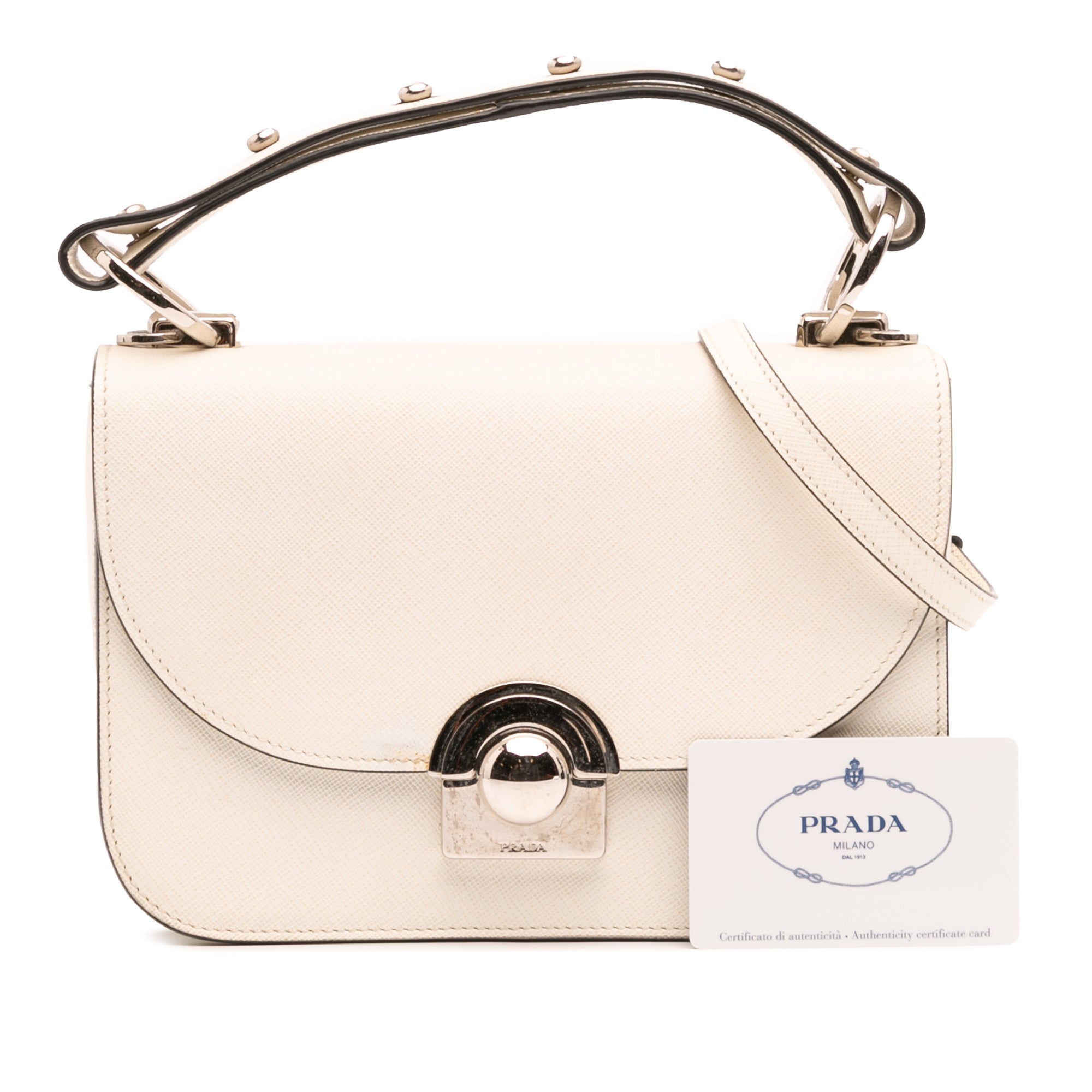 Saffiano Lux Arcade Satchel