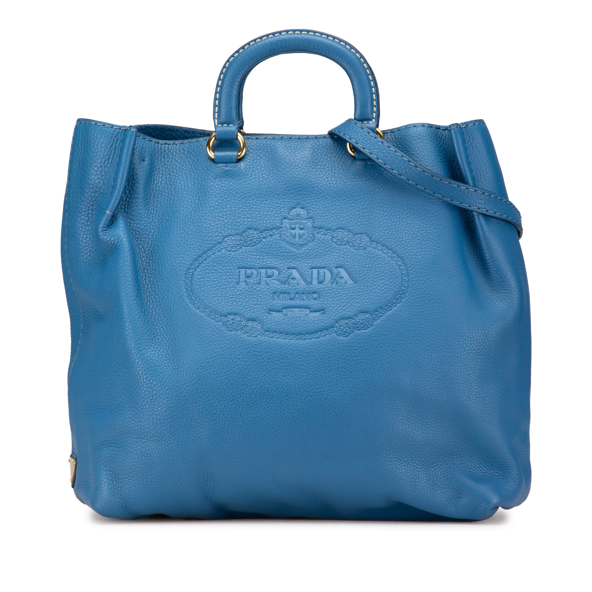 Vitello Daino Canapa Open Convertible Tote