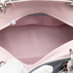 Medium Tricolor Lambskin Cannage Lady Dior