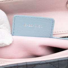 Medium Tricolor Lambskin Cannage Lady Dior