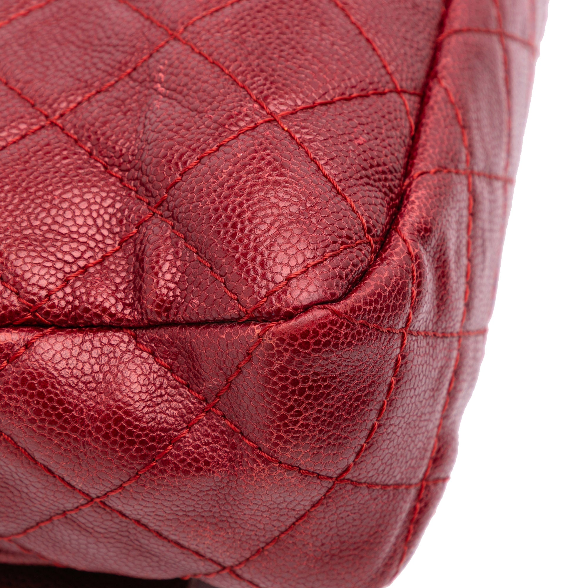 Medium Quilted Caviar Easy Flap