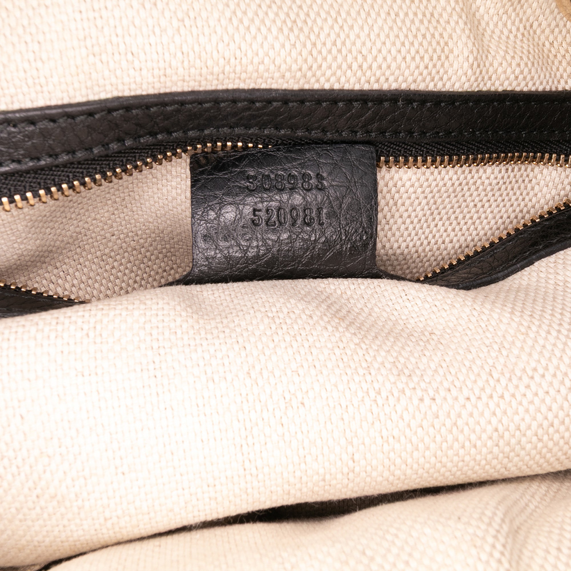 Pebbled Leather Soho Chain Zip Shoulder Bag