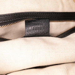 Pebbled Leather Soho Chain Zip Shoulder Bag