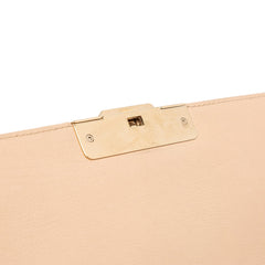 Medium Quilted Calfskin Label Click Flap