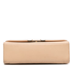 Medium Quilted Calfskin Label Click Flap