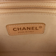 Medium Quilted Calfskin Label Click Flap