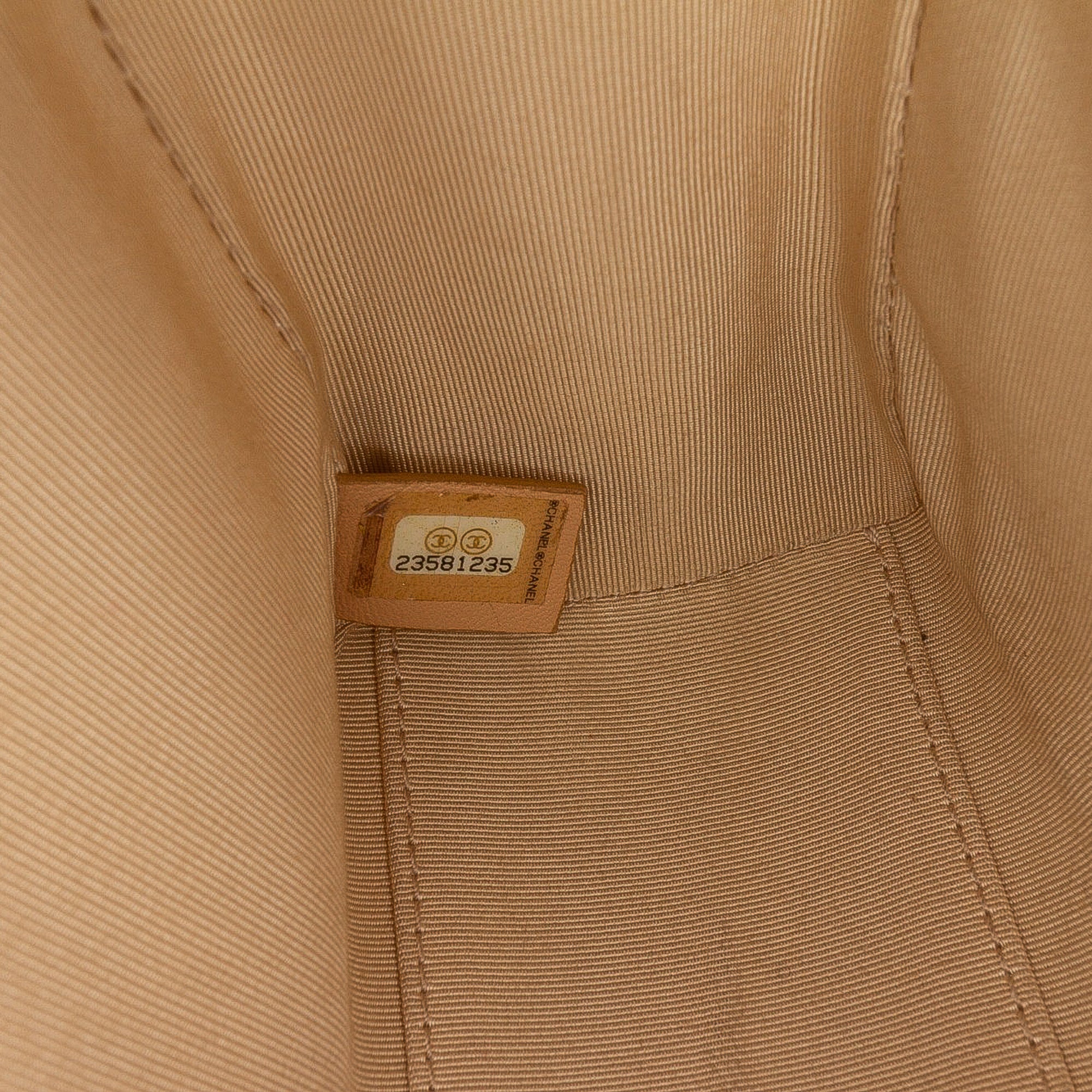 Medium Quilted Calfskin Label Click Flap