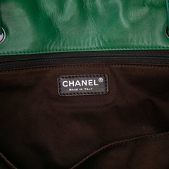 Large Quilted Lambskin Country Club Tote