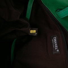 Large Quilted Lambskin Country Club Tote
