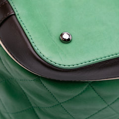Large Quilted Lambskin Country Club Tote