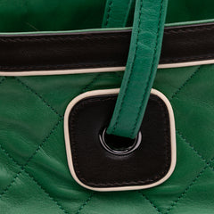 Large Quilted Lambskin Country Club Tote