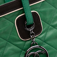 Large Quilted Lambskin Country Club Tote