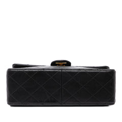 Square Quilted Lambskin Single Flap