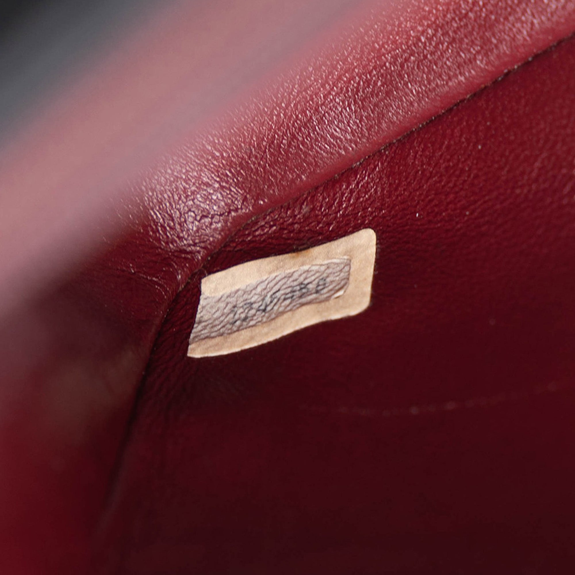 Square Quilted Lambskin Single Flap