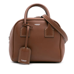 Small Smooth Calfskin Cube Satchel