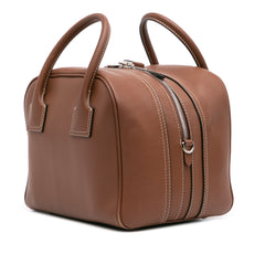 Small Smooth Calfskin Cube Satchel