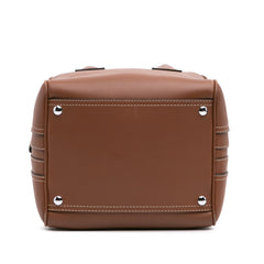 Small Smooth Calfskin Cube Satchel