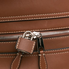 Small Smooth Calfskin Cube Satchel