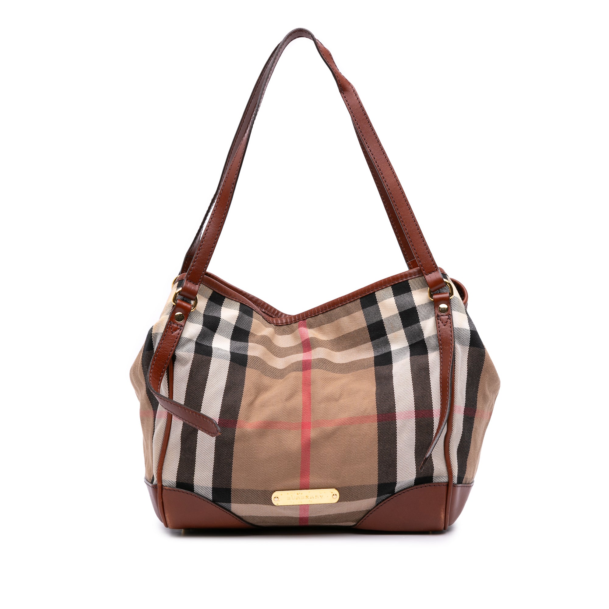 Small House Check Canvas Canterbury Tote
