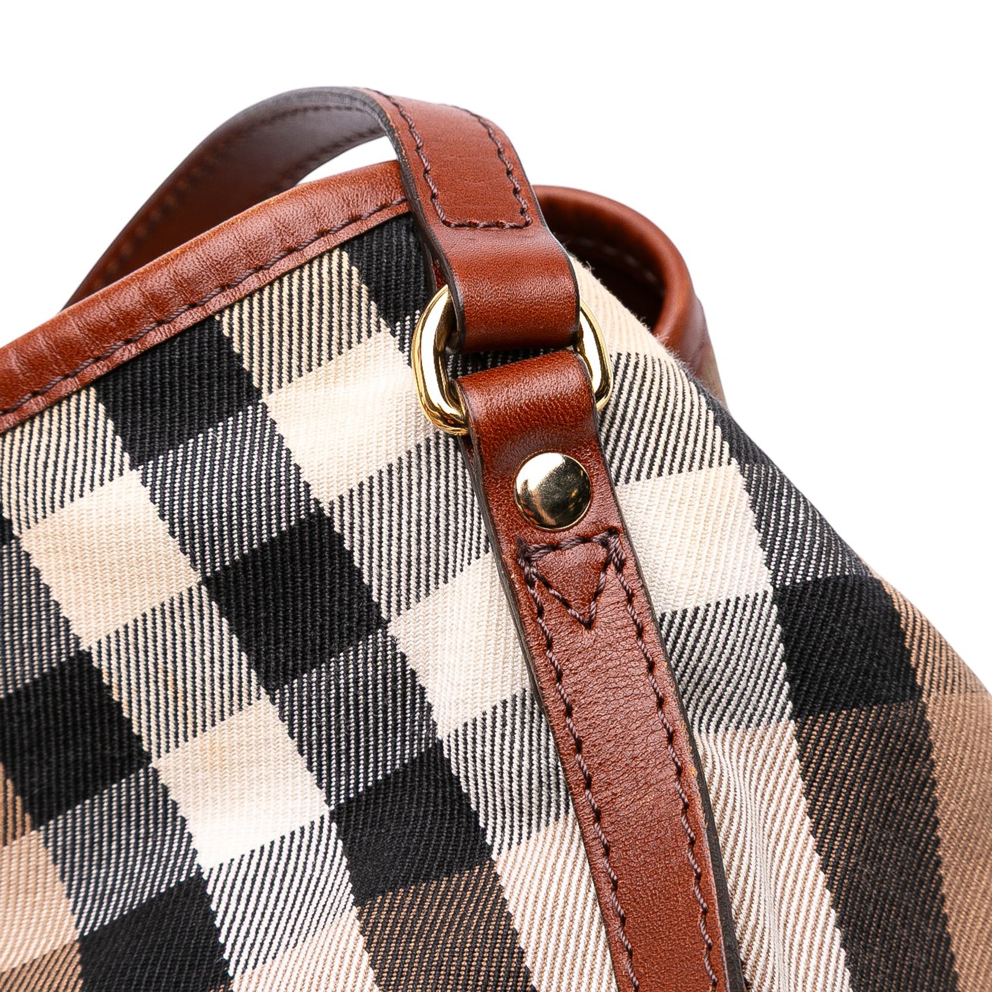 Small House Check Canvas Canterbury Tote