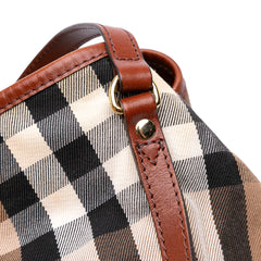 Small House Check Canvas Canterbury Tote