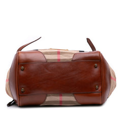 Small House Check Canvas Canterbury Tote