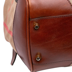 Small House Check Canvas Canterbury Tote