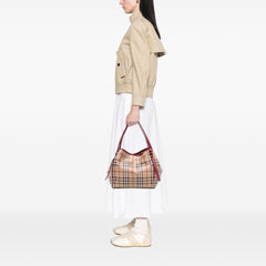 Small Haymarket Check Coated Canvas Canterbury Tote