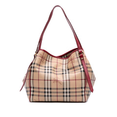 Small Haymarket Check Coated Canvas Canterbury Tote
