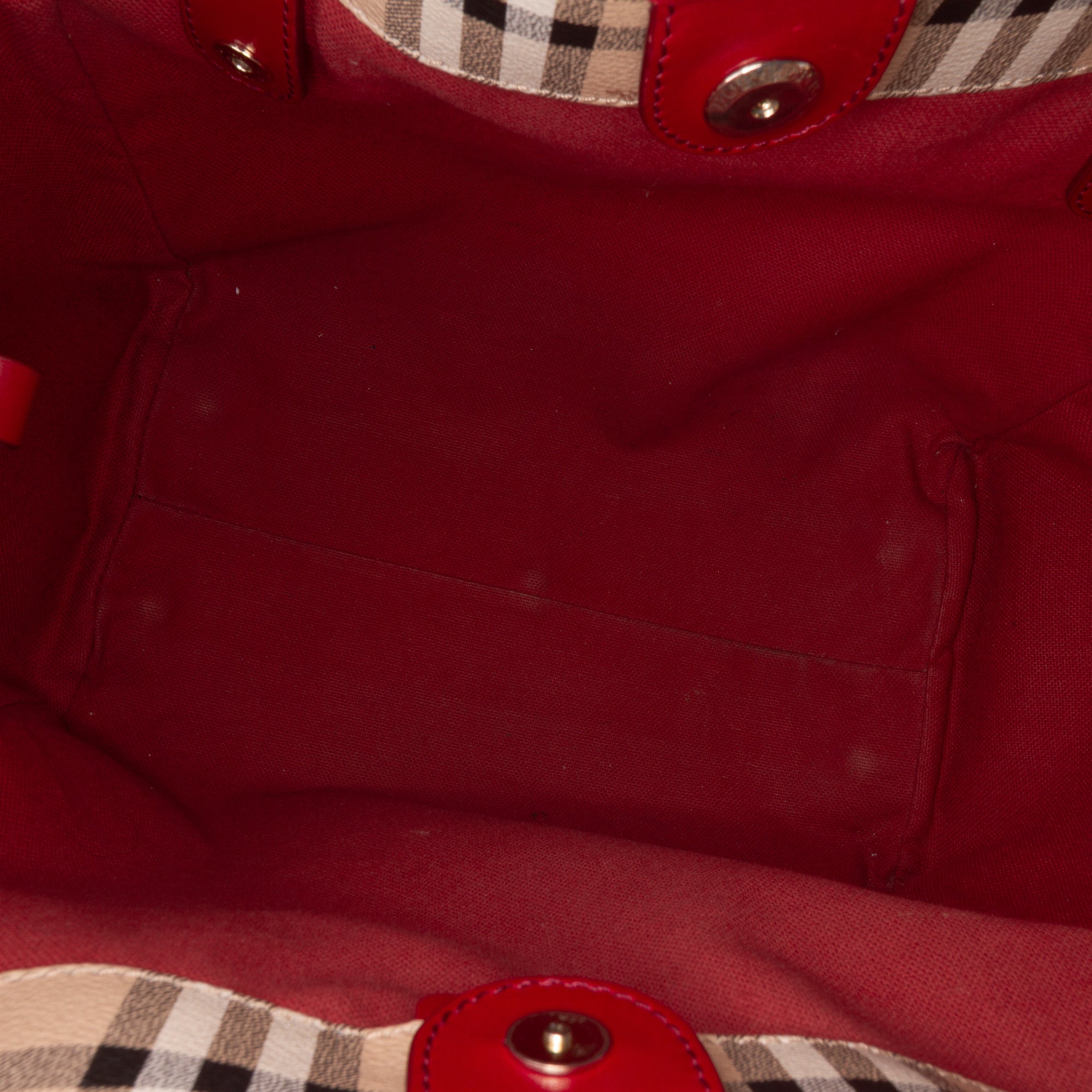 Small Haymarket Check Coated Canvas Canterbury Tote