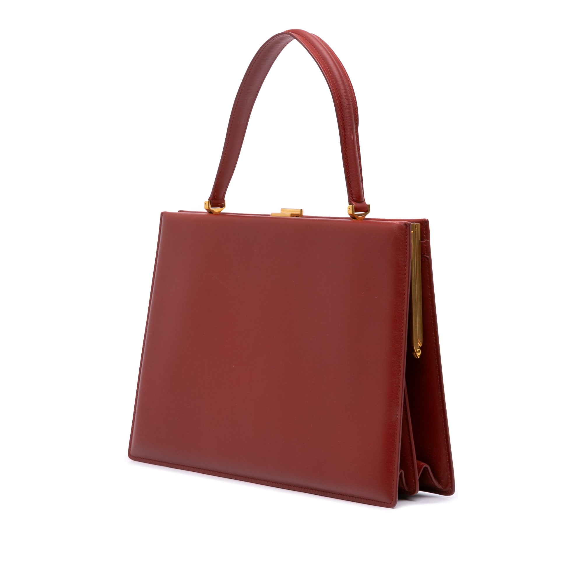 Medium Calfskin Clasp Handbag