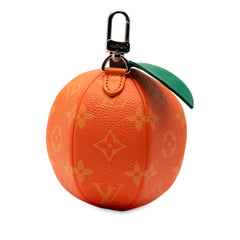 Monogram Orange Pouch