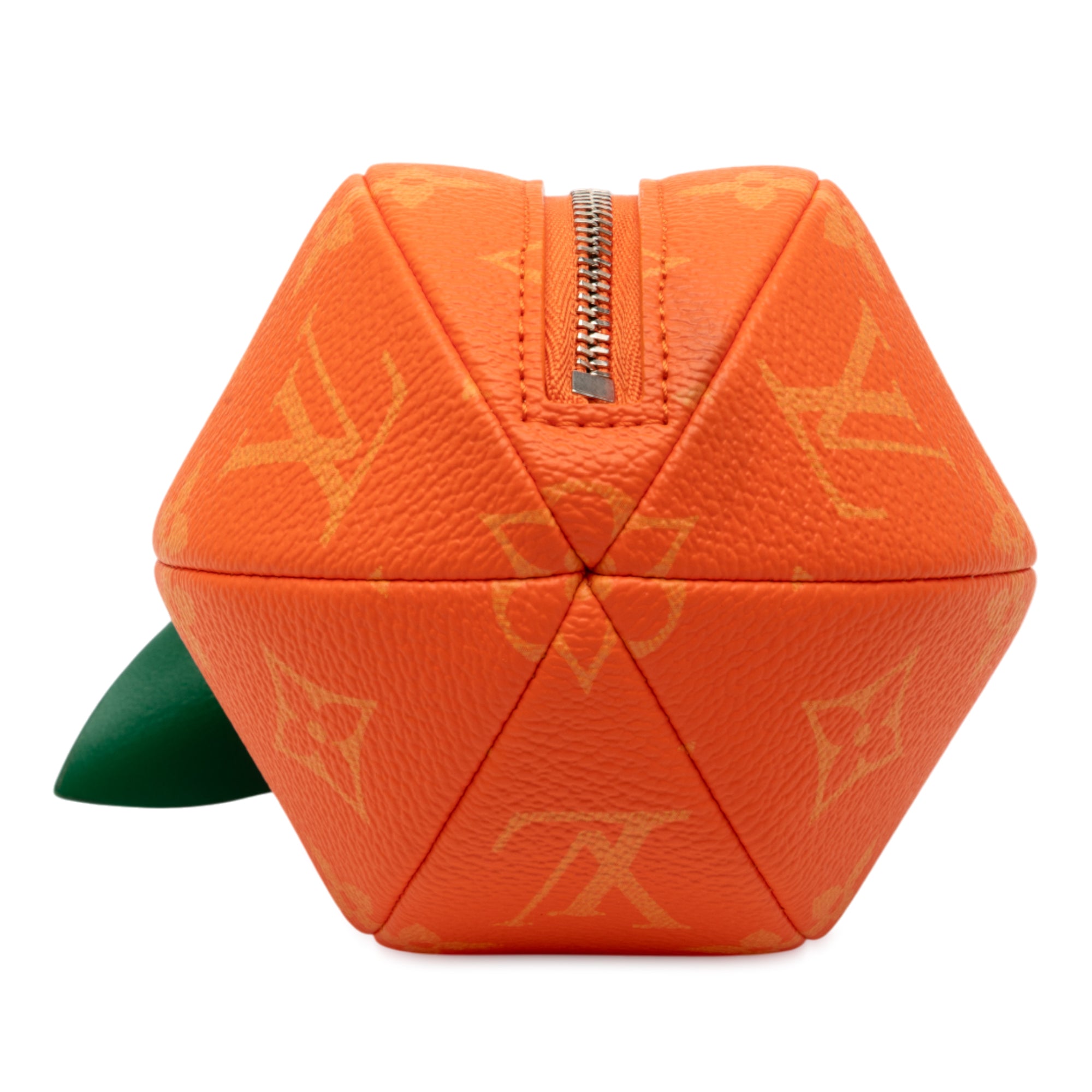 Monogram Orange Pouch