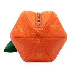 Monogram Orange Pouch
