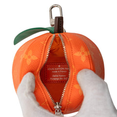 Monogram Orange Pouch