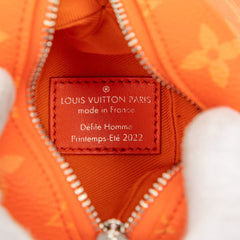 Monogram Orange Pouch
