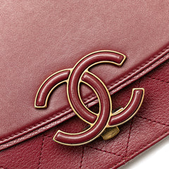 Medium Calfskin Coco Curve Flap