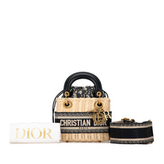 Mini Oblique Wicker Lady Dior_9